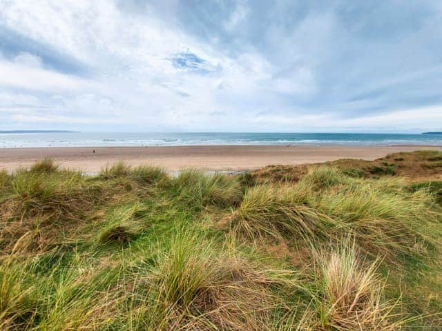 Westward Ho! beach - low tide | The Boathouse, Appledore