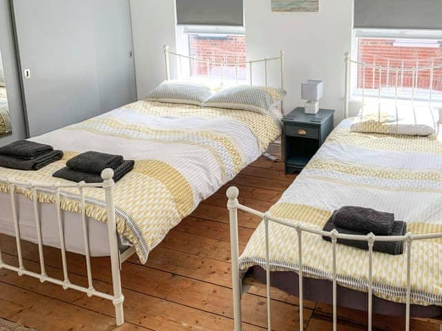 Front bedroom sleeps 3 | Beachcomber, Mundesley, near North Walsham