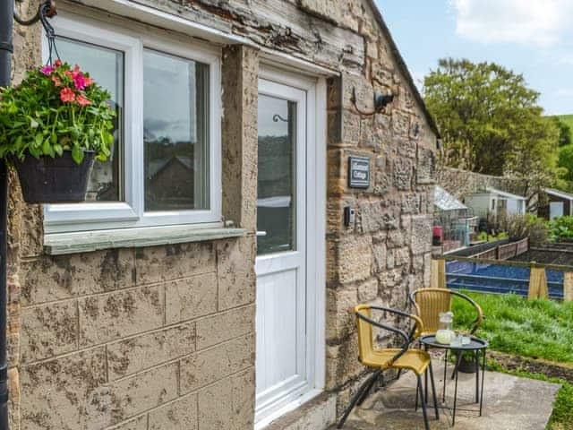 Sitting-out-area | Allotment Cottage, Rothbury