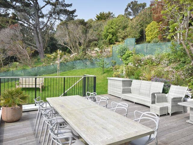 Patio | The Haven Lodge, St Mawes,