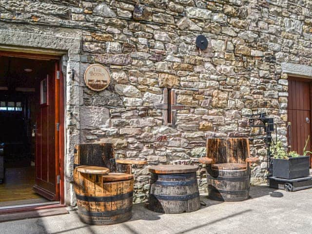 Sitting-out-area | The Bothy, Dearham, near Maryport