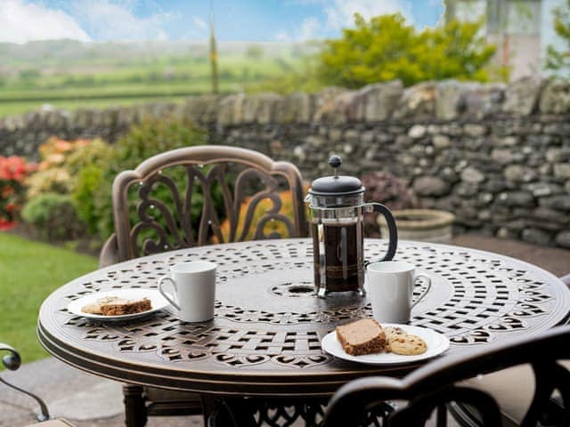 Patio | Lake View Annex, Millbeck near Keswick