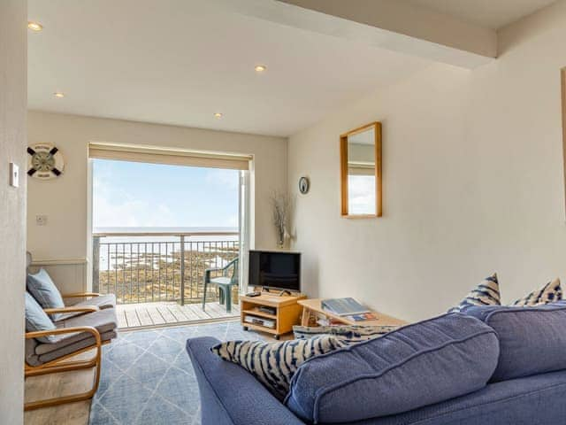 Living area | Puffin, Portscatho