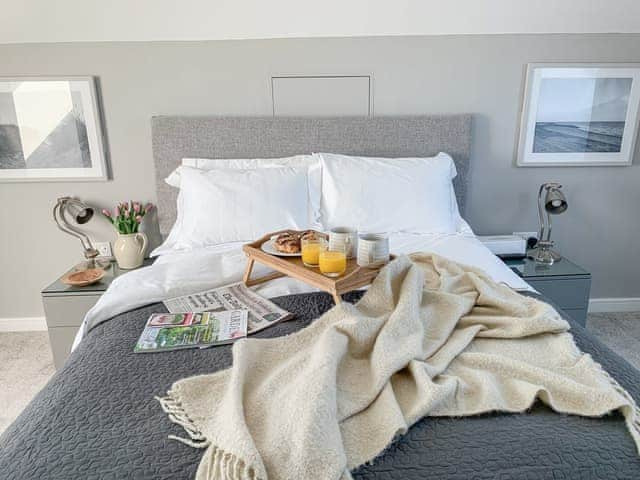 Breakfast in bed | Holland Beach Bungalow, Clacton on Sea