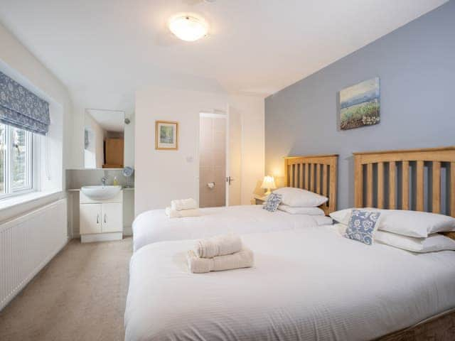 Riverside_Twin bedroom | Low Jock Scar Country Estate, Kendal