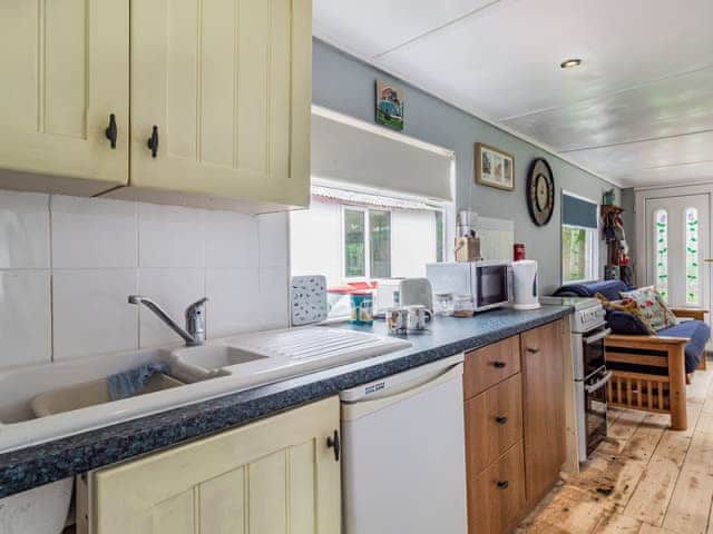 Kitchen area | Bluebird Chalet - The Links Chalet Park, Mundesley, near North Walsham