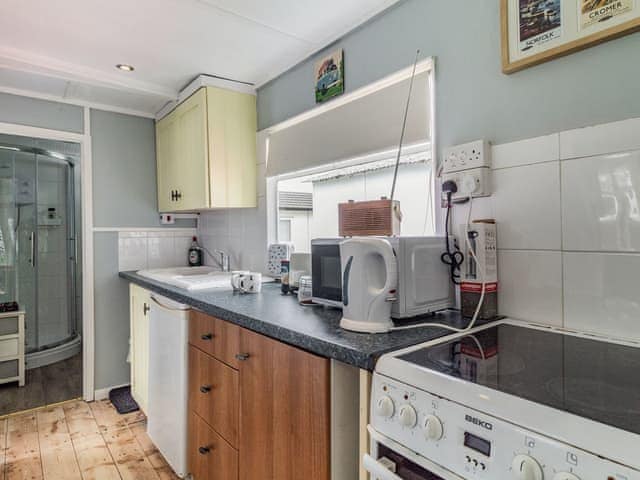 Kitchen area | Bluebird Chalet - The Links Chalet Park, Mundesley, near North Walsham