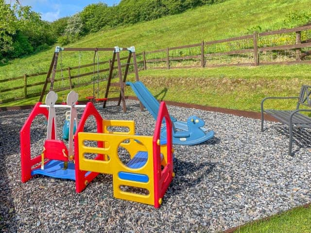 Children&rsquo;s play area | Middle Lee Farm- The Harrow - Middle Lee Farm, Berrynarbor, near Combe Martin