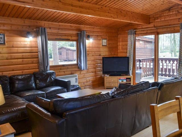 Living area | Larch Lodge - Wold Lodge Leisure, Kenwick, near Louth