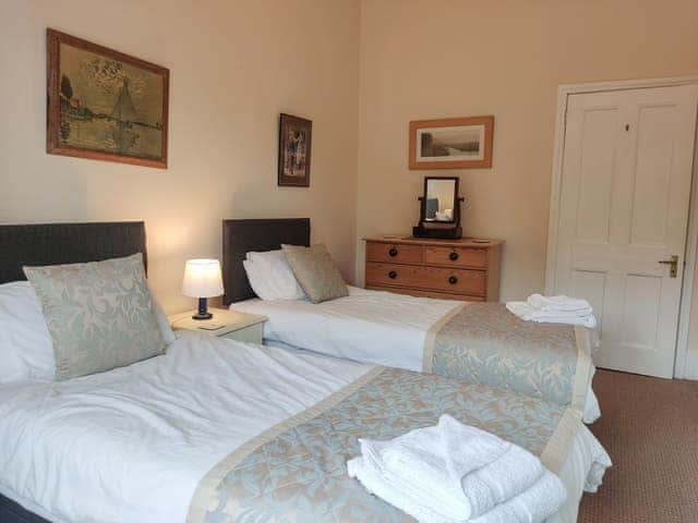 Twin bedroom | Whitehall Pele Tower, Mealsgate