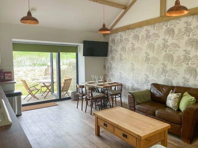 Open plan living space | The Farriers - Cooks Castle Farm, Wroxall, near Ventnor