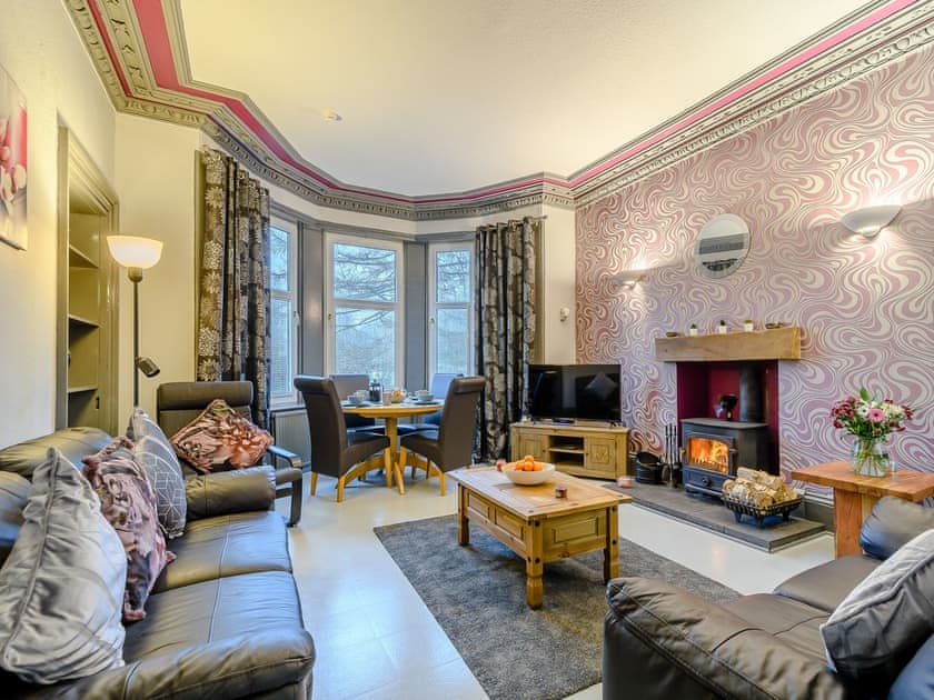 Living room/dining room | North Lodge, Wemyss Bay, near Largs