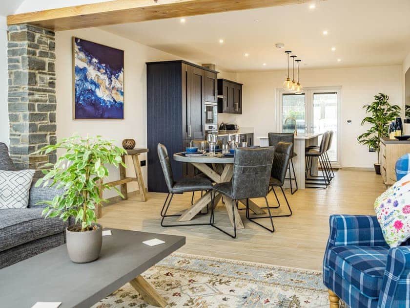 Open plan living space | Bay Tree Cottage - Coastal View Cottages, Ludchurch, near Narberth