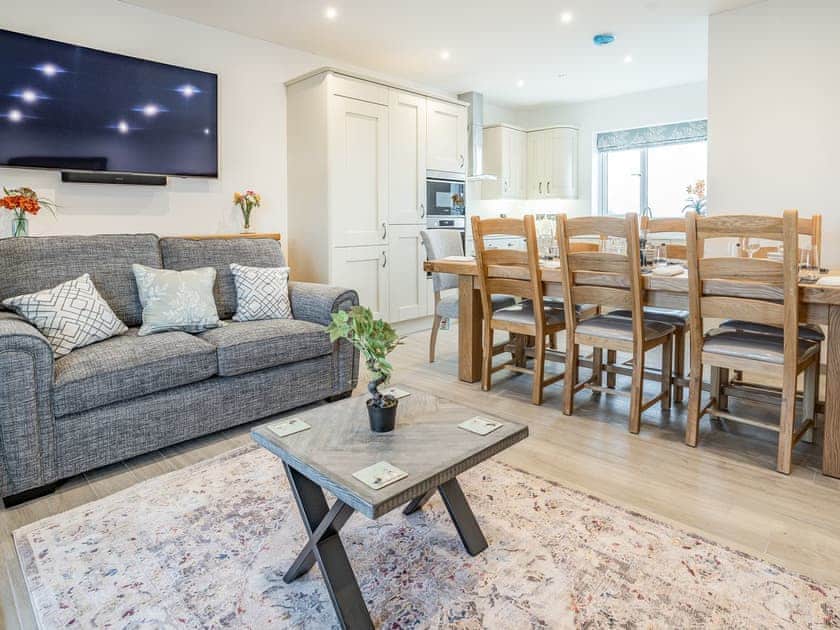 Living area | Copper Beech Cottage - Coastal View Cottages, Ludchurch, near Narberth