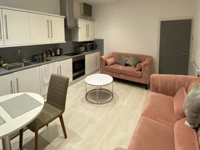 Open plan living space | New York Apartment, Sheffield