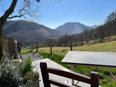 Garden | The Bothy at Gelli Newydd - Gelli Newydd Farm Cottages, Llanrwst