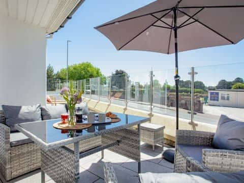 Outdoor area | Belgrave Sands Apartment 2, Torquay