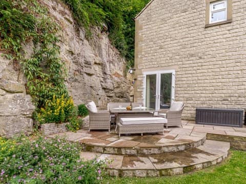 Patio | Cliffside House, Matlock
