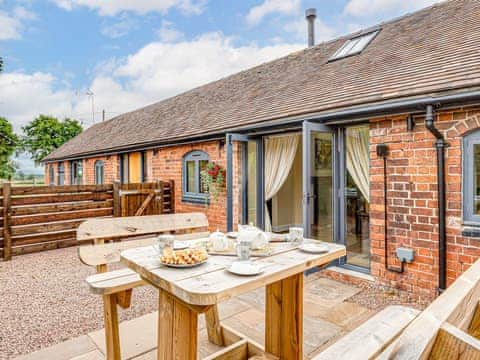 Outdoor area | The Coach House - Springfield Barns, Myddle, near Shrewsbury