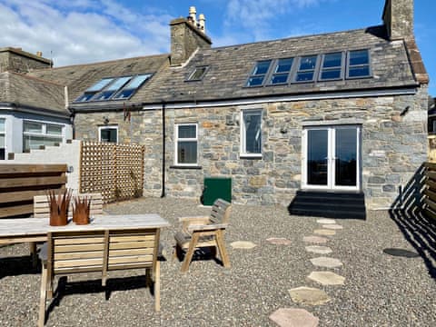 Outdoor area | Saltlife Cottage, Port William