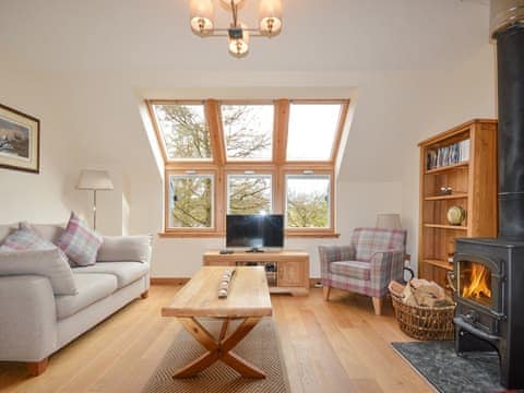 Living room | Tall Pines Lodge, Gairlochy