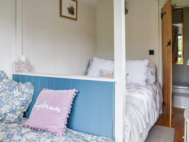 Open plan living space | Kirkstone Shepherd&rsquo;s hut, Ambleside