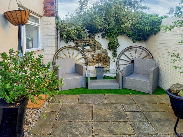 Private Courtyard | The Saddlers Cottage, East Boldon