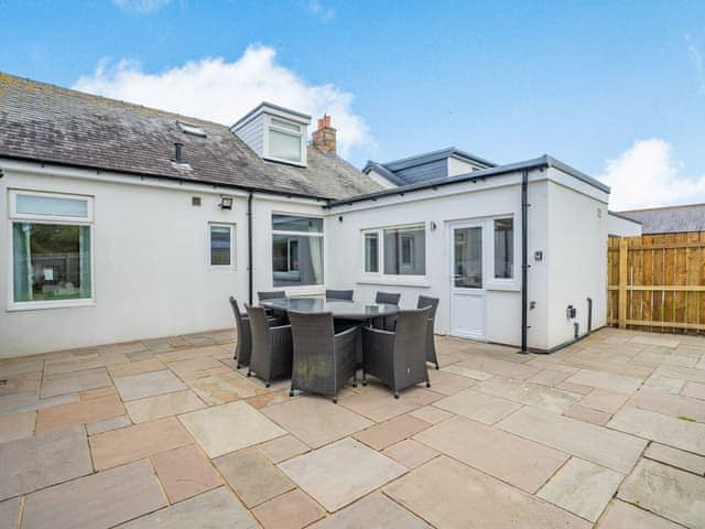 Outdoor area | Captains Rest, Seahouses