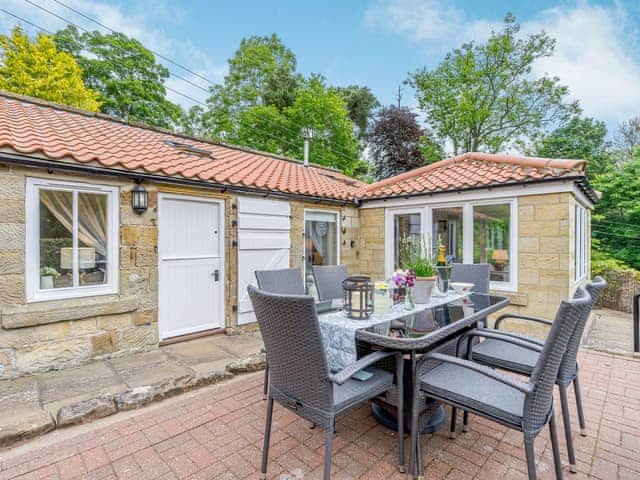 Outdoor area | Benchmark Cottage, Glaisdale