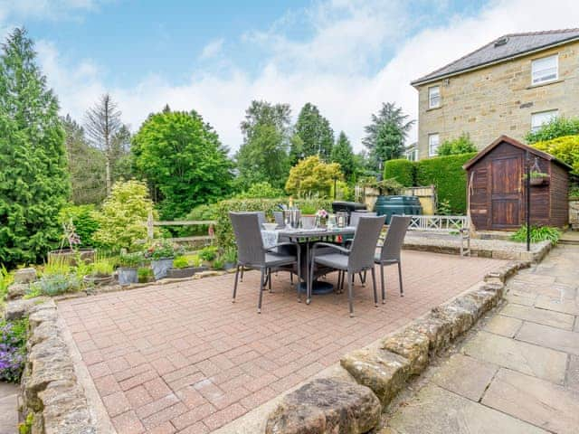 Outdoor area | Benchmark Cottage, Glaisdale