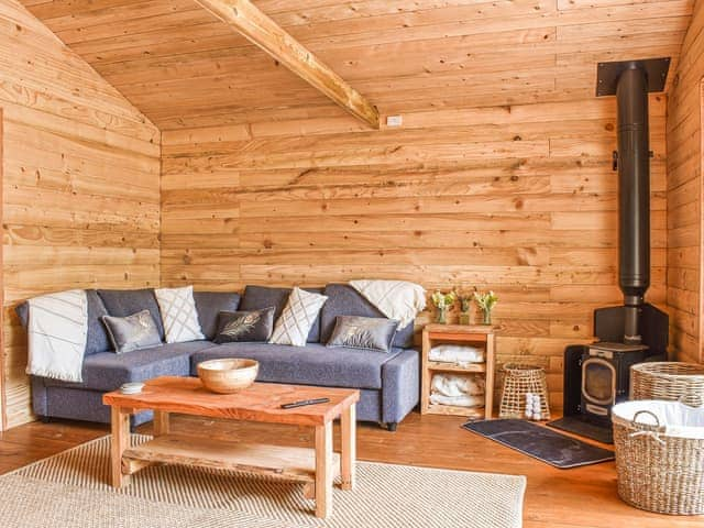 Living area | The Cabin - Lower Whitsleigh Farm, Roborough, near Winkleigh