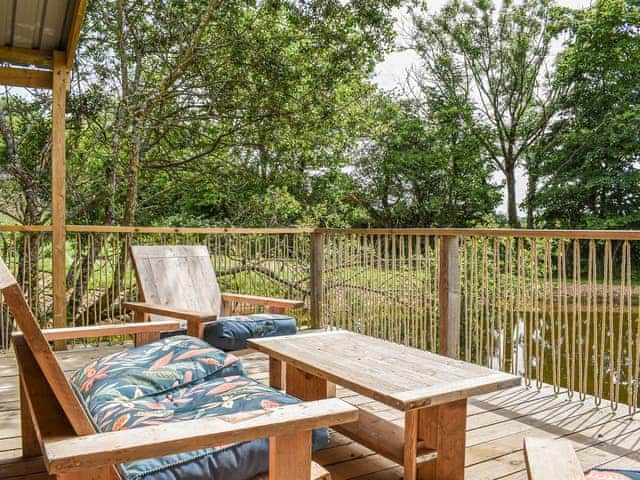 Decking | The Cabin - Lower Whitsleigh Farm, Roborough, near Winkleigh