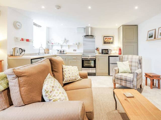 Open plan living space | The Old Milking Parlour, Asterton