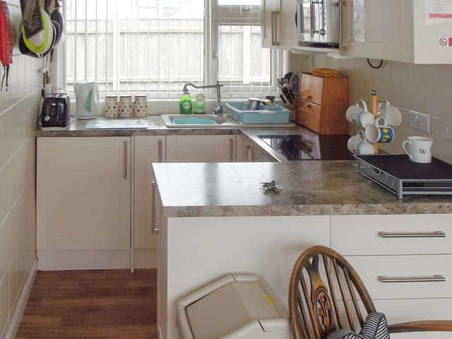 Kitchen area | Hollyhocks, Walcott