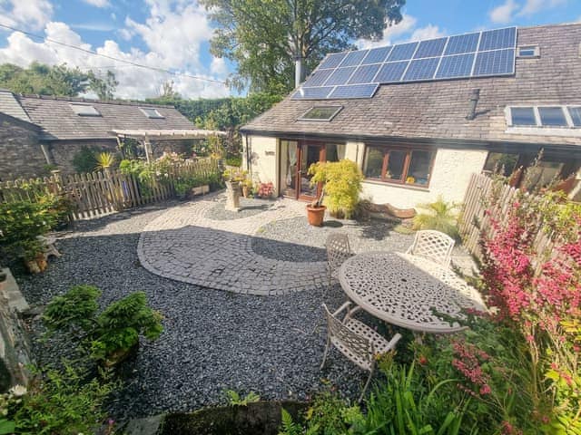 Outdoor area | Crimson Cottage - Wreaks End Farm, Broughton-in-Furness