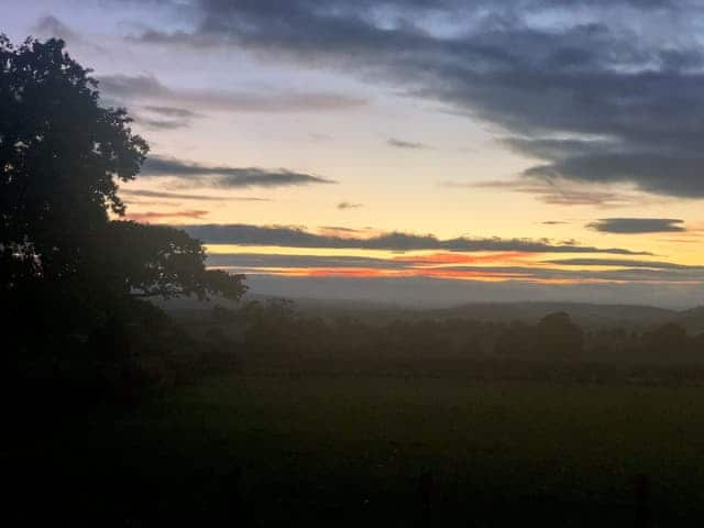 Sunset over Merryview | Merryview Bungalow, Orcop, near Hereford