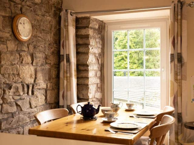 Dining Area | Waters Edge Apartment, West Burton, near Aysgarth