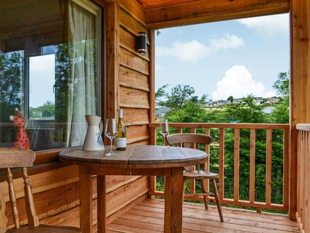 Balcony | The Alpaca Lodge, Rowrah, near Cockermouth