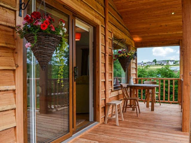 Balcony | The Alpaca Lodge, Rowrah, near Cockermouth