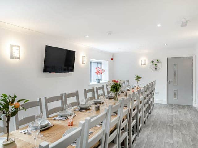 Dining room | Tower Hill Grange - Seats Hill Leisure Ltd, Great Hatfield, near Hornsea