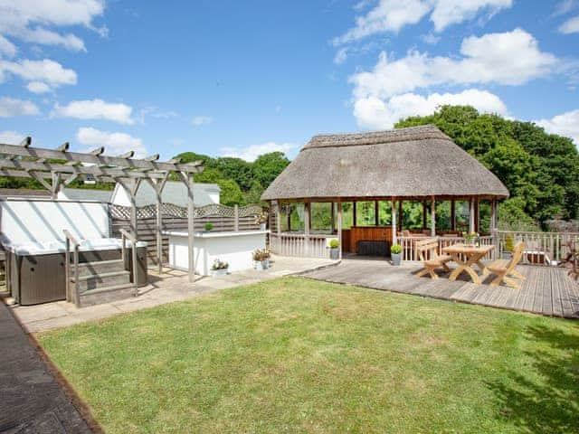 Outdoor area | Sundance - Horselake Farm Cottages, Cheriton Bishop