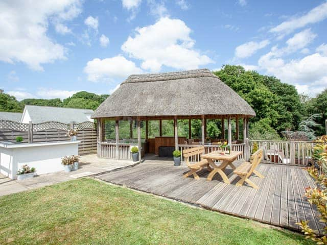 Outdoor area | Sundance - Horselake Farm Cottages, Cheriton Bishop