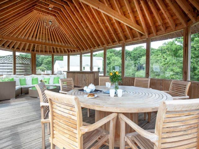 Outdoor area | Sundance - Horselake Farm Cottages, Cheriton Bishop