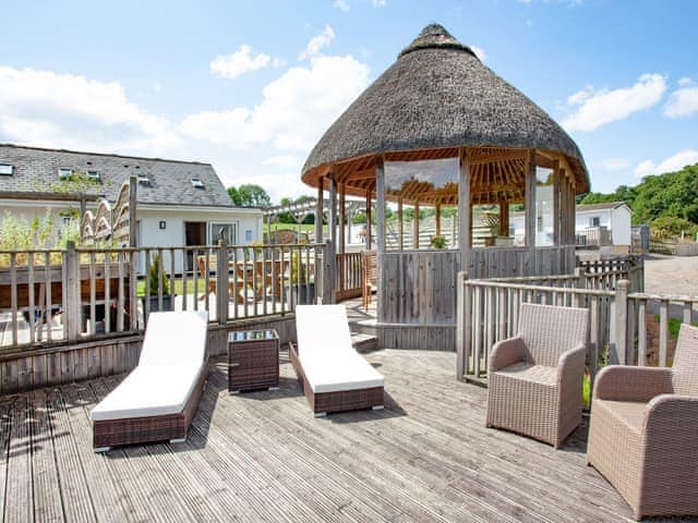 Outdoor area | Sundance - Horselake Farm Cottages, Cheriton Bishop