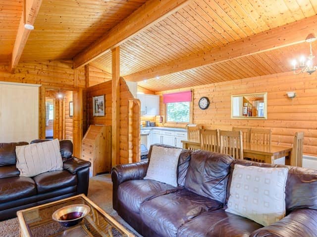 Open plan living space | Scandinavian Lodge - Wold Lodge Leisure, Kenwick, near Louth