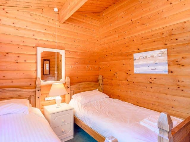 Twin bedroom | Scandinavian Lodge - Wold Lodge Leisure, Kenwick, near Louth