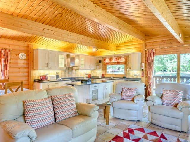 Open plan living space | Wold Lodge Leisure- Cherry Lodge - Wold Lodge Leisure, Kenwick, near Louth