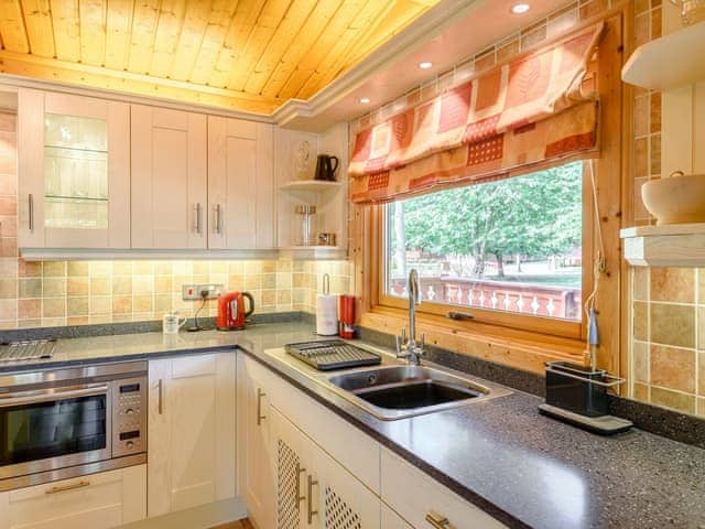 Kitchen area | Wold Lodge Leisure- Cherry Lodge - Wold Lodge Leisure, Kenwick, near Louth