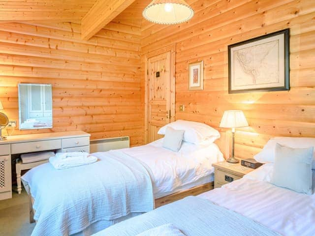 Twin bedroom | Wold Lodge Leisure- Cherry Lodge - Wold Lodge Leisure, Kenwick, near Louth