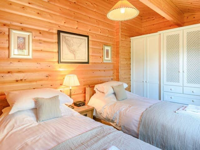 Twin bedroom | Wold Lodge Leisure- Cherry Lodge - Wold Lodge Leisure, Kenwick, near Louth